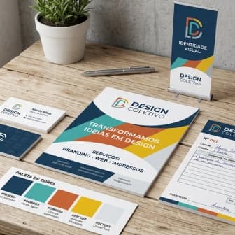 Projeto de design para Design Coletivo · Papelaria
