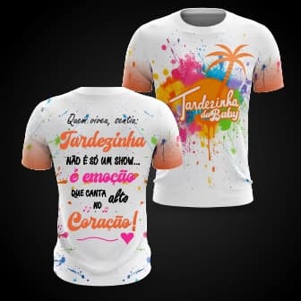 Projeto de design para Tardezinha do Baby · Camiseta