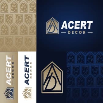 Projeto de design para Acert Decor · Padrão da marca